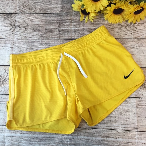 Nike Pants - 🔥SOLD🔥NIKE • Livestrong Yellow Running Short
